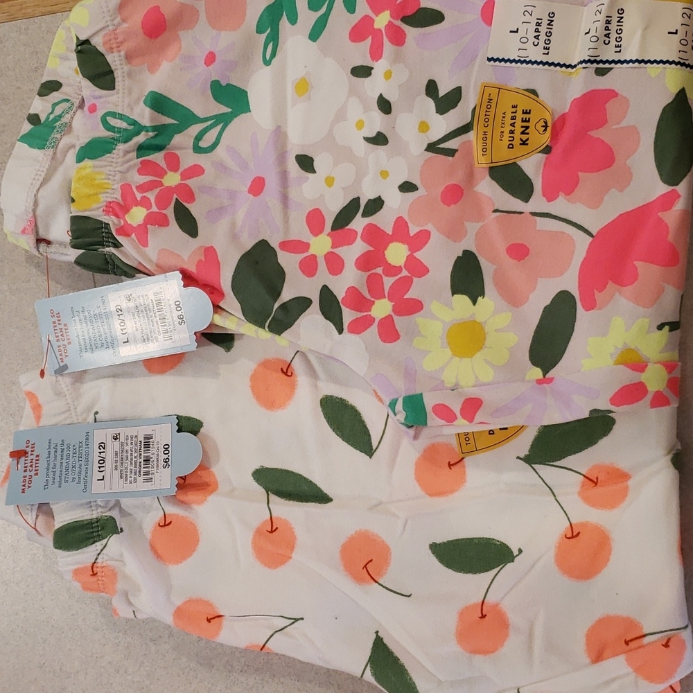 Pair of Cat & Jack Capri leggings.  10/12